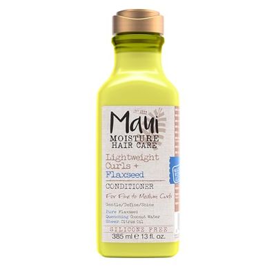 Maui Moisture Lightweight Curls  Flaxseed Conditioner, Conditioning, Paraben Free, Silicone Free, 13 Fl Oz