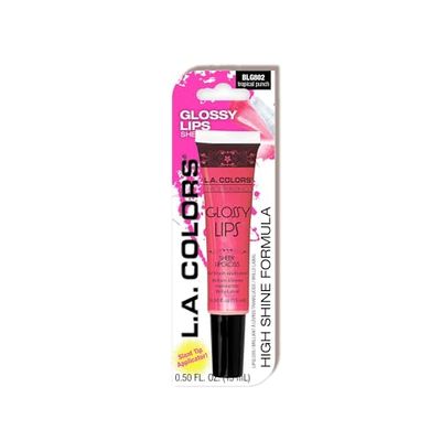 L.A. COLORS Glossy Lips Sheer Lipgloss (carded), Tropical Punch BLG802