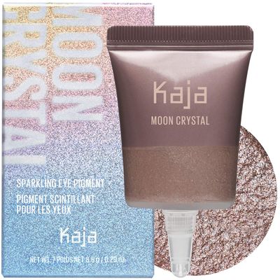 Kaja Eyeshadow - Moon Crystal | Sparkling Eye Pigment, Shimmering Brown Taupe Finish, Highly Pigmented, Glitter, 03 Tiger&#39;s Eye, 0.29 Oz