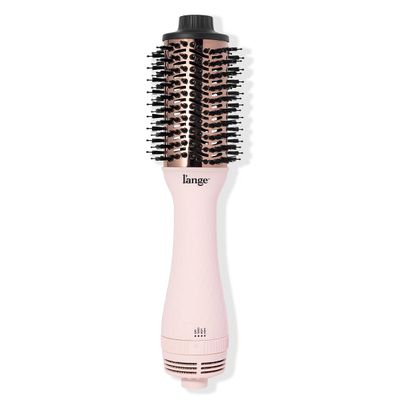 L&#39;ANGE HAIR Le Volume 2-in-1 Titanium Blow Dryer Brush | Hot Air Brush in One with Oval Barrel | Hair Styler for Smooth, Frizz-Free Results for All Hair Types (Blush - 60 mm)