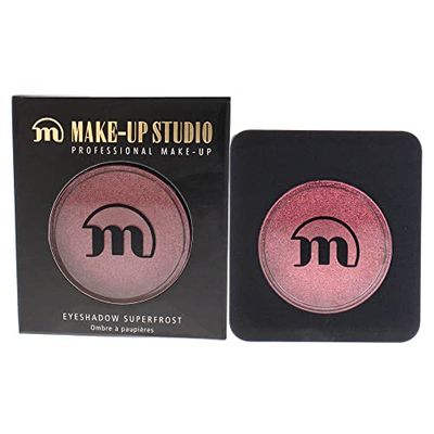 Make-Up Studio Professional Amsterdam Eyeshadow Super Frost - Mix And Match Refill System - Easy To Apply And Blend - Silky-Soft Texture - Apply Dry Or Wet - Red Glow - 0.11 Oz