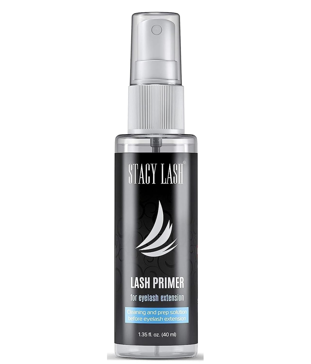 Eyelash Extension PrimerCleanser (1.35fl.oz40ml) Stacy LashProtein Oil RemoverIncrease Adhesive Bonding Power RetentionPretreatment for Individual Semi Permanent Extensions Glue Supplies