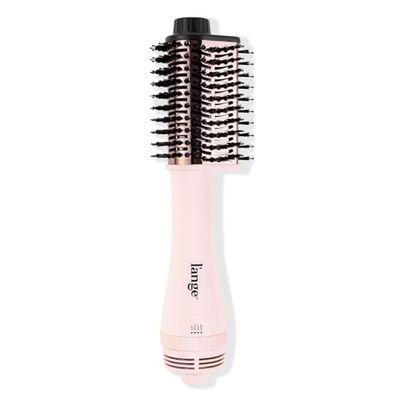 L&#39;ANGE HAIR Le Volume Elev 65MM 2-in-1 Titanium Brush Dryer | Dry and Style | Unique Teardrop Shape Barrel | 3 Heat Settings | 360 Vented Airflow | Ionic Technology for Frizz-Free Styling (Blush)
