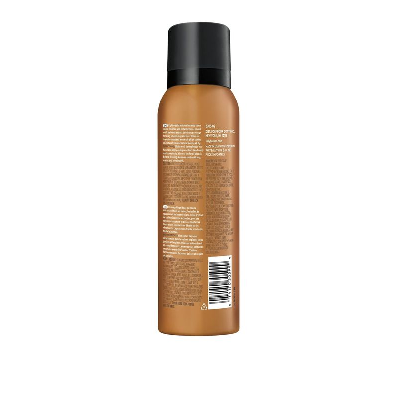 Sally Hansen Airbrush Legs, Leg Spray-On Makeup, Medium Glow 4.4 Oz