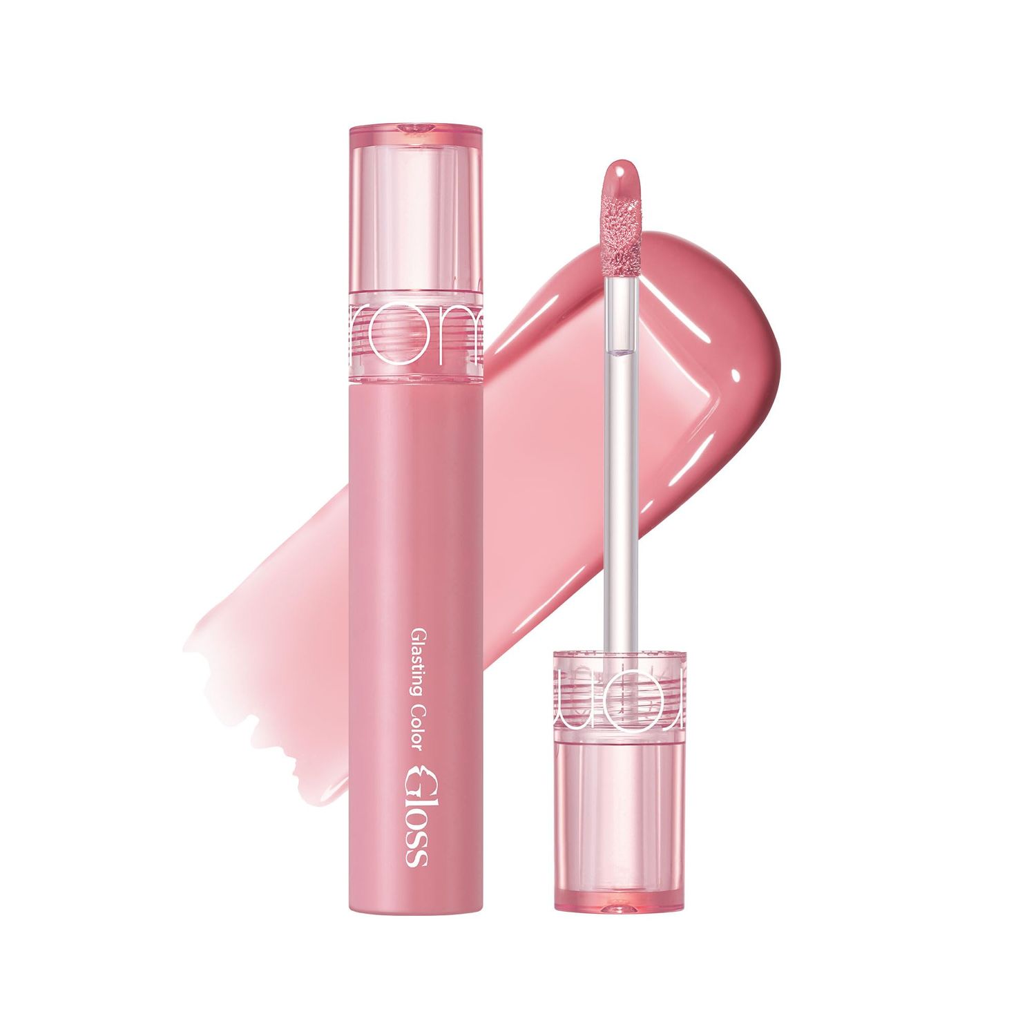rom&amp;nd Glasting Color Gloss (01 PEONY BALLET) | Kbeauty, Plumping, Glossy, Moisturizng, Natural Color, Long-lasting