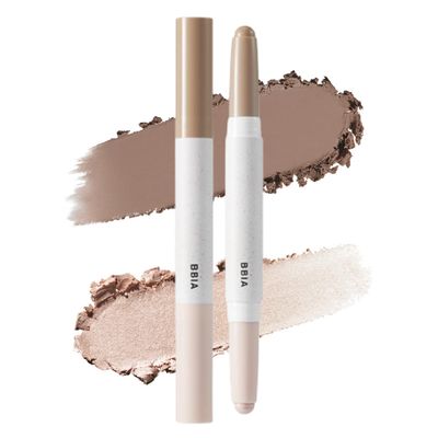 BBIA Last Contour Stick - Dual-Sided Contouring &amp; Highlighting Duo Stick Easy Dual-Ended Natural Contour &amp; Highlight Blendable Buildable Longlasting Korean Face Makeup (01 WARM DETAIL, Pack of 1)