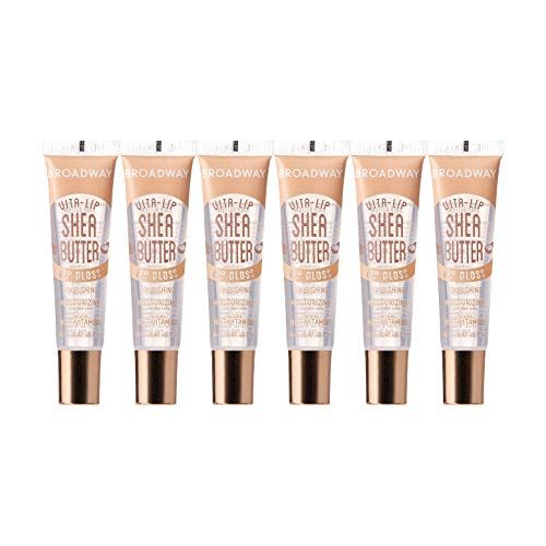 Broadway Vita-Lip Clear Lip Gloss 0.47oz14ml (Shea Butter) 6 PACK