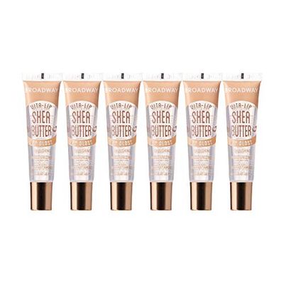Broadway Vita-Lip Clear Lip Gloss 0.47oz14ml (Shea Butter) 6 PACK