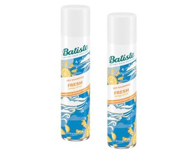 Batiste Instant Hair Refresh Dry Shampoo, BREEZY CITRUS, Fresh - 200ml120g (Pack of 2)