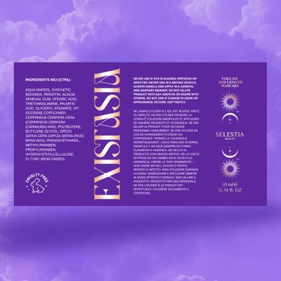 SELESTIA BEAUTY Double Volume &amp; Length Mascara 69 Lashes - Black Mascara with Silky-Smooth Formula - Thickness and Definition