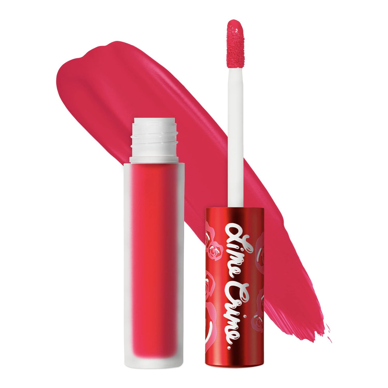 Lime Crime Velvetines Liquid Matte Lipstick, True Love (True Black) - Bold, Long Lasting Shades &amp; Lip Lining - Stellar Color &amp; High Comfort for All-Day Wear - Talc-Free &amp; Paraben-Free
