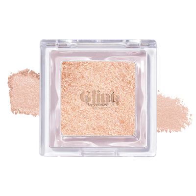 Glint Dewy Highlighter (Dewy Moon, 0.08oz) - Luminous Glow, Infused with Micropearls, Shiny Illuminator. Rich Pigment &amp; Silky Touch, Korean Makeup.