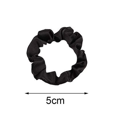 12Pcs Satin Hair Scrunchies, Black Scrunchies Hair Ties Elastic Hair Bands Ponytail Holder Hair Accessories Teen Girl Gifts Trendy Stuff