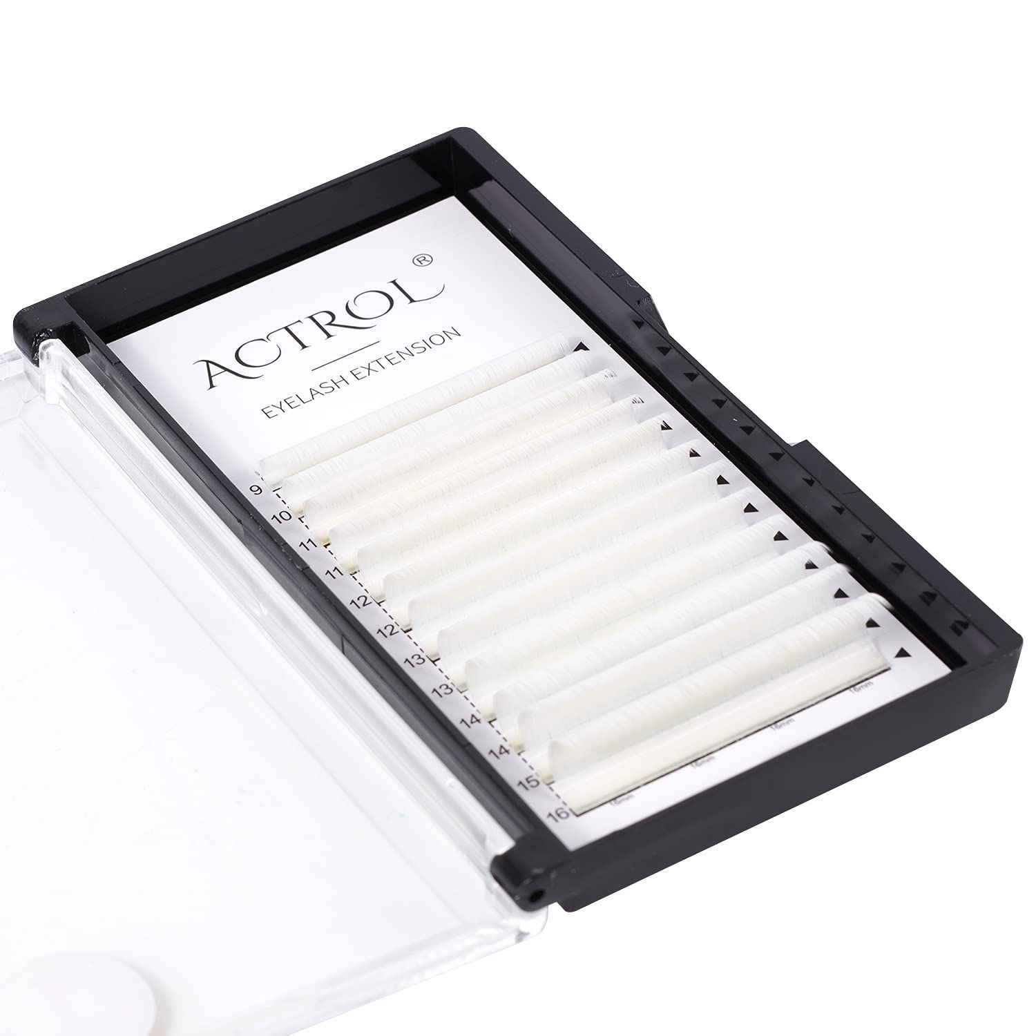 Colored Eyelash Extensions Easy Fan 9-16mm Mix White D Curl Easy Fanning 0.07mm Self Premade Volume Lash Supplies