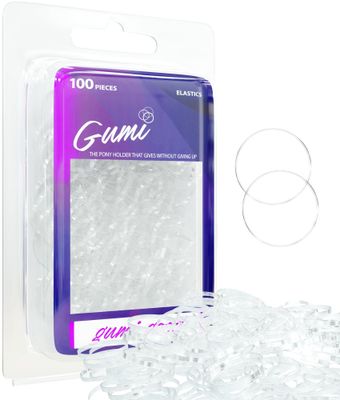 Gumi Clear Elastics 34 inch Hair Band Small