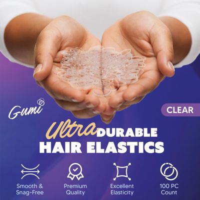 Gumi Clear Elastics 34 inch Hair Band Small