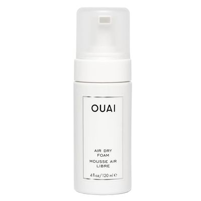 OUAI Air Dry Foam - Conditioning Mousse for Beach Waves with Kale and Carrot Extract - Paraben, Phthalate and Sulfate Free Hair Product (4 Oz)