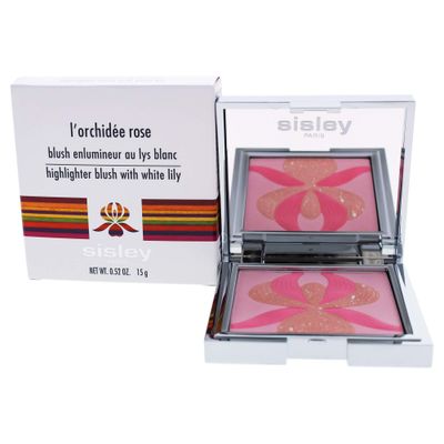 Sisley L&#39;orchidee Rose Highlighter Blush with White Lily for Women, Blush, 0.52 Ounce