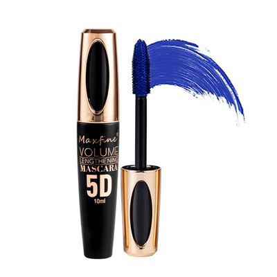 Kyannkara Washable Mascara Eye Makeup, Lengthening Mascara,Volumizing Mascara, Mascara Long-Wearing Makeup Blue