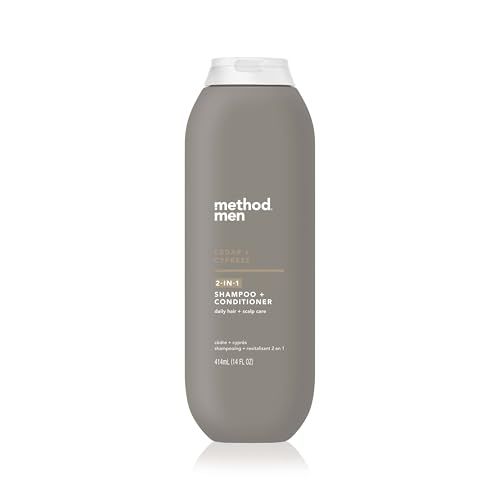 Method Men 2-in-1 Shampoo  Condtioner, Cedar  Cypress, 14 Ounces.