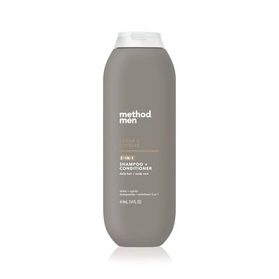Method Men 2-in-1 Shampoo  Condtioner, Cedar  Cypress, 14 Ounces.