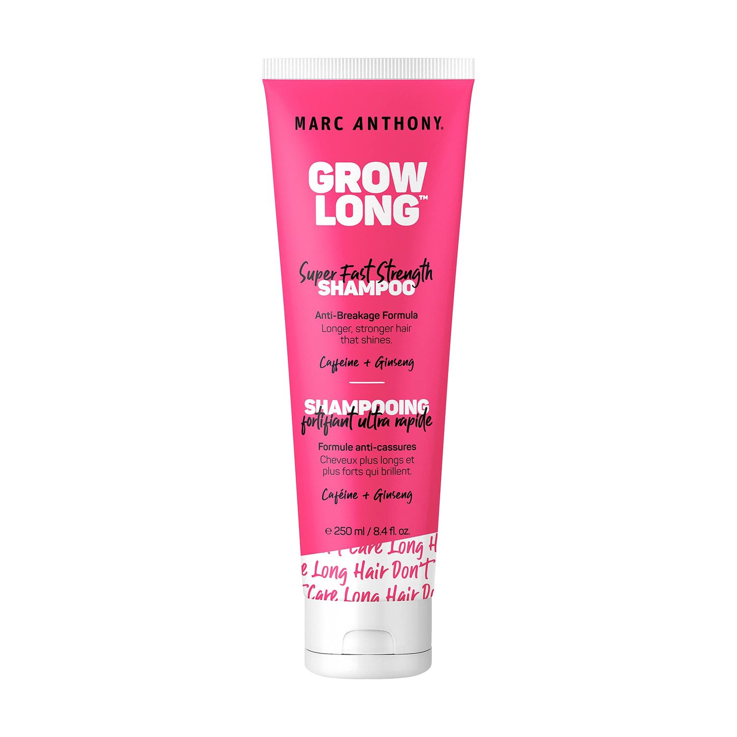Marc Anthony Strengthening Biotin Shampoo, Grow Long Anti-Frizz, Anti-Breakage &amp; Nourishing Formula For Split Ends - Vitamin E, Caffeine &amp; Ginseng for Dry &amp; Damaged Hair