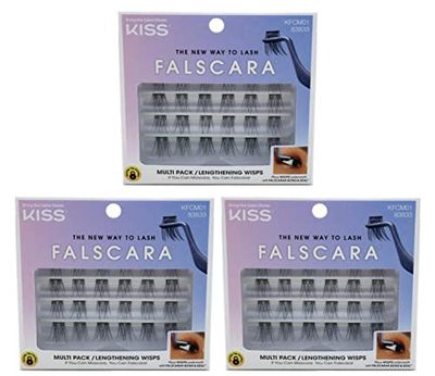 KISS Falscara Lengthening Wisps Multi-Pack (Pack of 3)