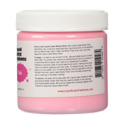Pink 4 Oz - Liquid Latex Body Paint, Ammonia Free No Odor, Easy On and Off, Cosplay Makeup, Creates Professional Monster, Zombie Arts