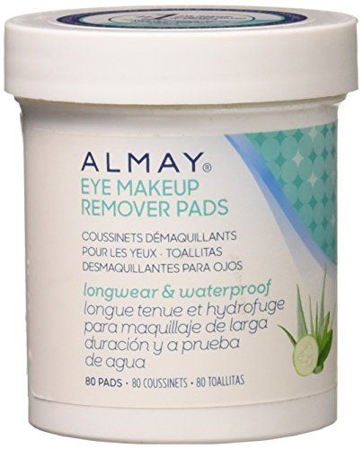 Almay Longwear &amp; Waterproof Eye Makeup Remover Pads, 80 Count