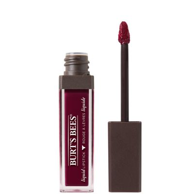 Burt&#39;s Bees 100% Natural Glossy Liquid Lipstick, Wine Waters, 1 Tube