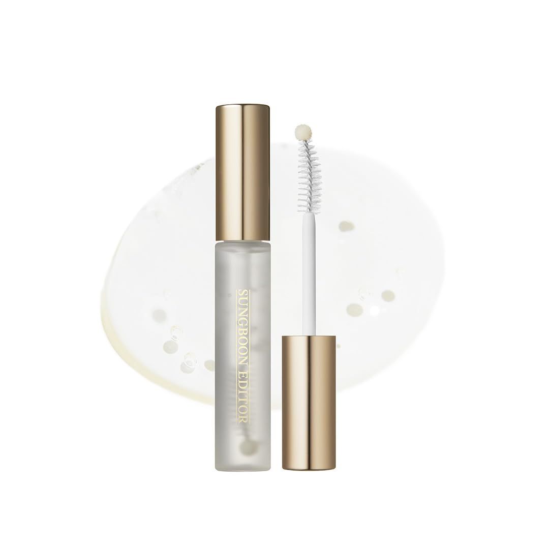 Triple Active Eyelash Serum | Strengthens and Nourishes Weak,Damaged Lashes | C-Curl Brush and Ball Tip Design | Gentle, Tear-Like pH for Daily Use | Korean Eyelash Care Serum