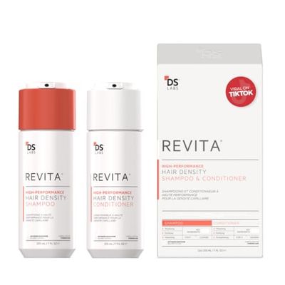 DS Laboratories Revita Shampoo and Conditioner Set - Hair Growth Shampoo and Conditioner, Hair Thickening Shampoo and Conditioner for Fine Hair, DHT Blocker Hair Loss Treatments for Women &amp; Men