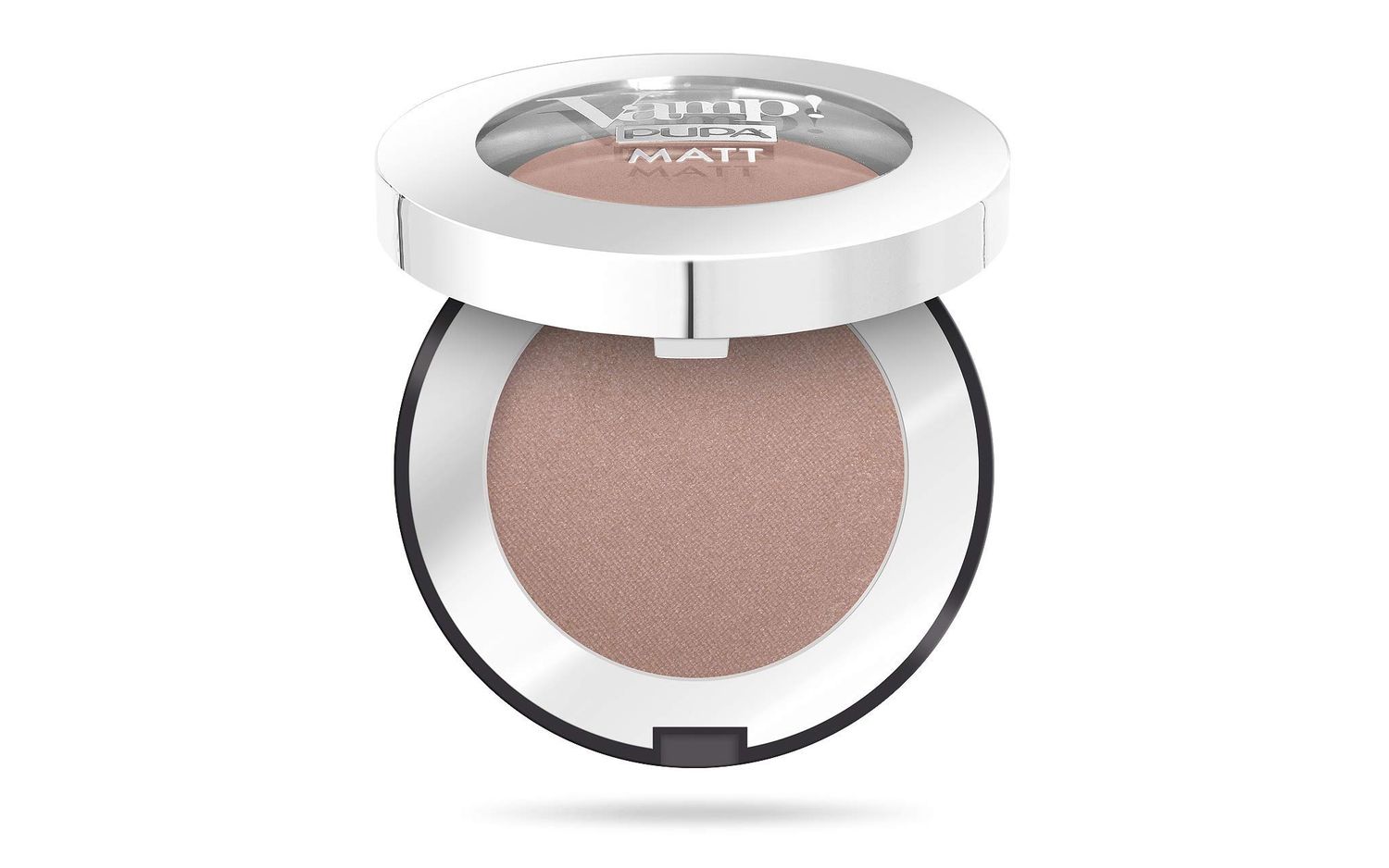 Pupa Milano Vamp! Matt Compact Eyeshadow 030 Desert Nude - Matte, Smooth, Blendable Compact Shadow - Stunning, Colorful, Pigmented Shade - Paraben-Free for Sensitive Skin - 0.088 oz