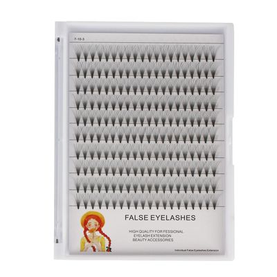Dedila Large Tray 12D Volume Premade Fans Eye Lashes Extensions Beauty Natural Long Individual False Eye Lashes Makeup Soft and Lightweight Cluster Eyelashes 10-18mm Available (18MM)