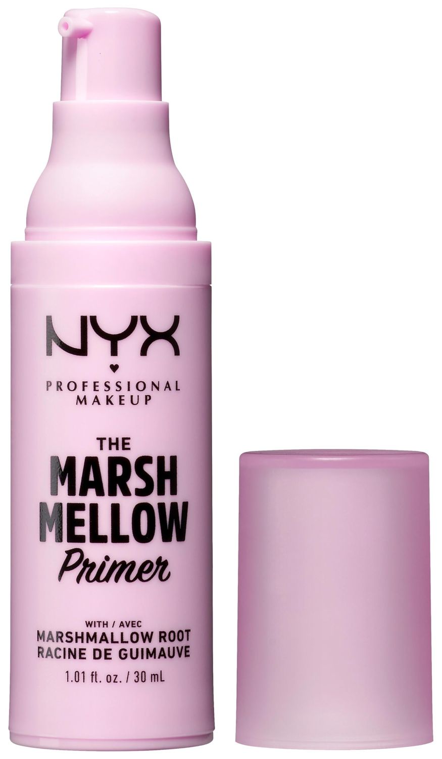 NYX Professional Makeup The Marshmellow Primer Set, Makeup Primer Base, Skin-Focused Primer for Smooth &amp; Even Complexion, Marshmallow Root, Vegan Formula, Regular and Mini Size, 30 ml and 8 ml