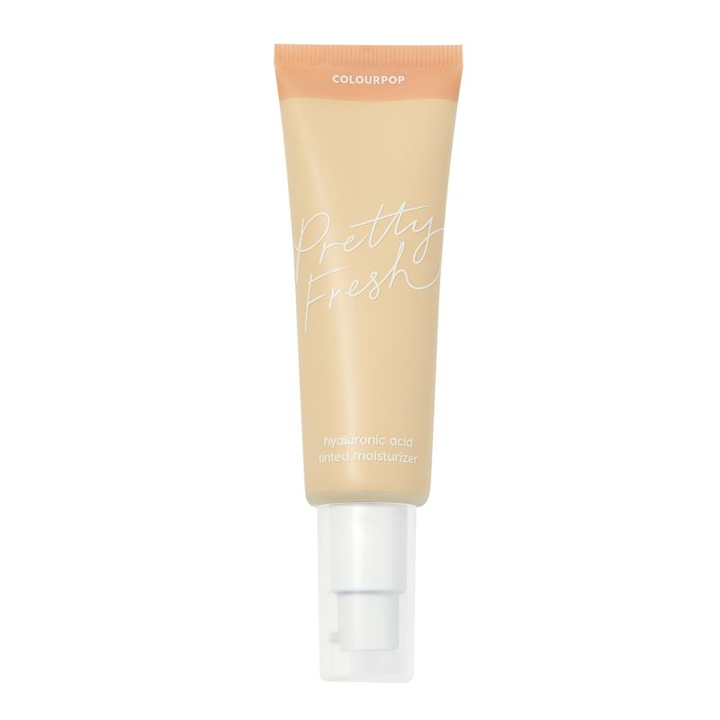 ColourPop Pretty Fresh Tinted Moisturizer - Hydrating Skin Tint with Lightweight Coverage - Formulated with Hyaluronic Acid &amp; Coconut Water for Healthy-Looking Skin - Fair 2W (1.45 oz)