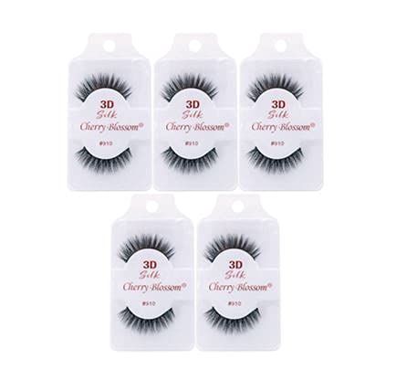 Cherry Blossom 3D Eyelashes (5 Pack of Silk 910)