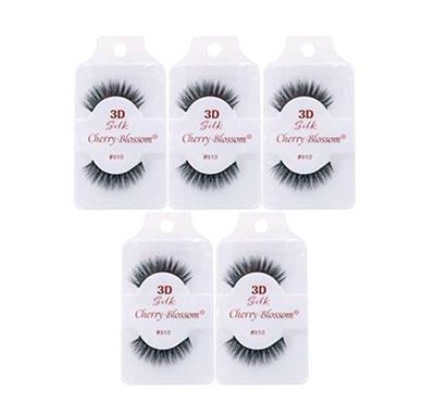 Cherry Blossom 3D Eyelashes (5 Pack of Silk 910)