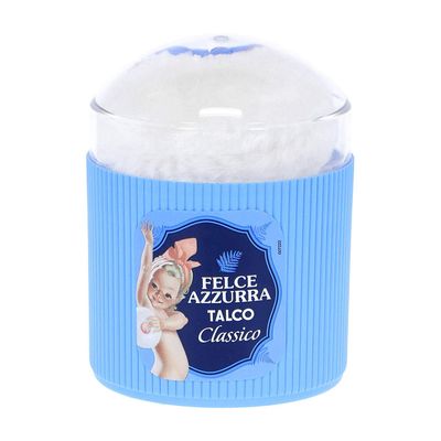 Paglieri Felce Azzurra Talcum Powder, Classic Scent Free Powder-Puff  Italian Import  by Felce Azzurra