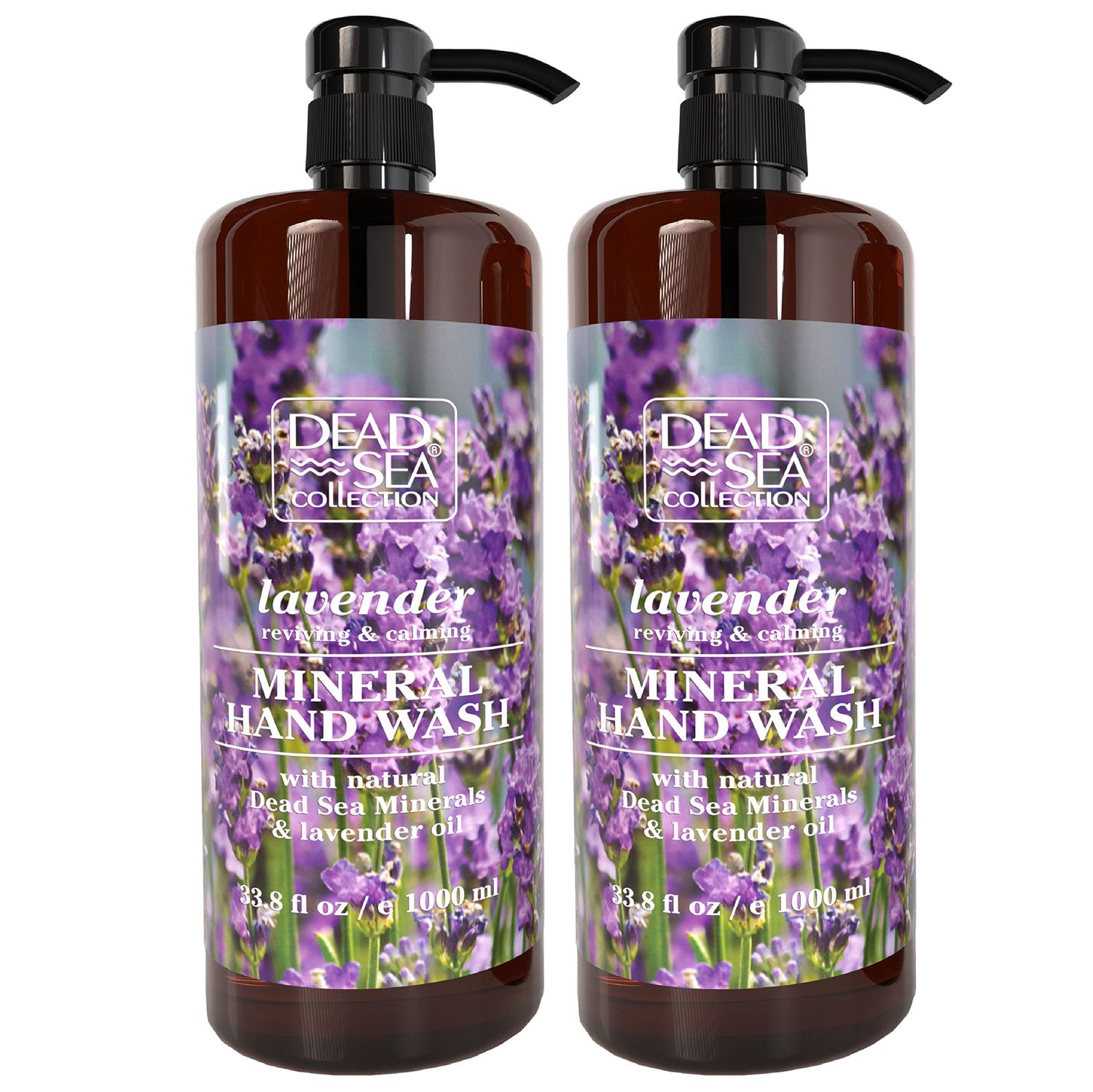 Dead Sea Collection Lavender Liquid Hand Soap - Pack Of 2 (33.8 Fl. Oz Each)