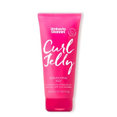 Umberto Giannini Curl Jelly Scrunching Jelly 7 fl Oz - Frizz Solution Defining Hair Gel for 2a-4c Curly, Wavy, Coily Hair - Vegan &amp; Cruelty-Free