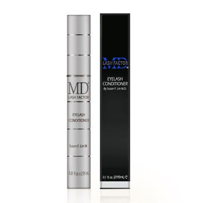 MD Lash Factor Eyelash Growth Serum| Enhances Your Natural Lashes For A Fuller, Longer &amp; Denser Look | Eyelashs Enhancer for Women | 0.1 Fl Oz - 3 Month Supply