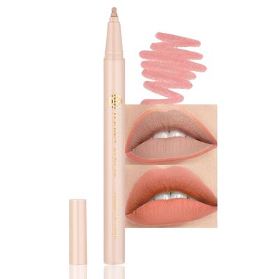 YOUNG VISION Gourd-Shaped Precision Liquid Lipstick &amp; Lipliner - Nude Matte Shades