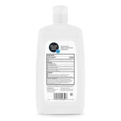 Amazon Basics Dandruff Shampoo, Everyday Use, 33.8 Fluid Ounces