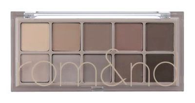 rom&amp;nd Better Than Palette 102g (04 Dusty Fog Garden) | Eye Makeup Palette, Matte &amp; Shimmer Eye Shadow, Sparkling Glittery, various 10 shades, Long Lasting, High Pigmented, Blendable, Warm Tones