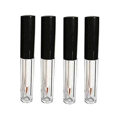 DNHCLL 4PCS 5ML Empty Plastic Eyeliner Tube Container,Eyelash Extension Liquid Storage Holder Container Eyelashes Mascara Tube for EyelashEyebrow Growth Castor Oil