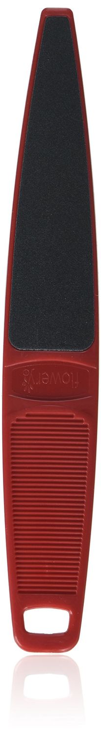 Flowery Original Swedish Clover Red Foot File, Pedicure Foot Scrubber, 60100 Grit - RED