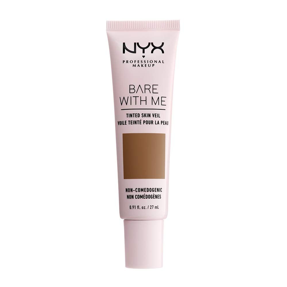 NYX PROFESSIONAL MAKEUP Bare With Me Tinted Skin Veil, Lightweight BB Cream - Nutmeg Sienna