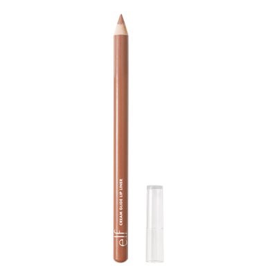 e.l.f. Cream Glide Lip Liner, Highly-Pigmented Pencil For Shaping &amp; Sculpting Lips, Semi-Matte Finish, Vegan &amp; Cruelty-Free, Truth or Bare