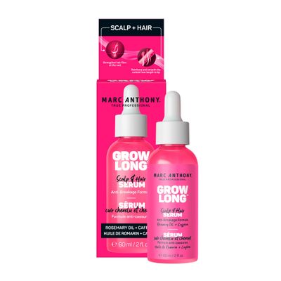 Marc Anthony Grow Long Scalp &amp; Hair Serum - Anti-Breakage Formula Nourish, Strengthen &amp; Hydrate Scalp &amp; Hair Follicles - Natural Shine &amp; Fuller-Looking Hair Strands from Root to Tip, 2 fl oz